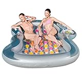 ★ COMODIDAD MÁXIMA: relájese en la cama suave y fría y con un inflado duradero, PORTABLE: transporte y almacenamiento (bolsa de mano incluida): ¡una excelente opción para viajar!
