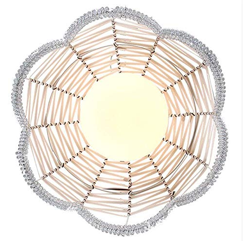 Preisvergleich Produktbild XQY Schlafzimmer Wohnzimmer Dekoration Kronleuchter, Kronleuchter, Seelsorge Rattan Pendelleuchten Rattan Handwoven Kreativ Restaurant Lounge CAF Eacute; im Stil der Personality Pendelleuchten Südos