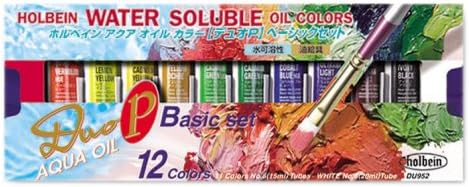 Holbein Aqua Oil Color DUO P Basic Set 15ml (japan import)