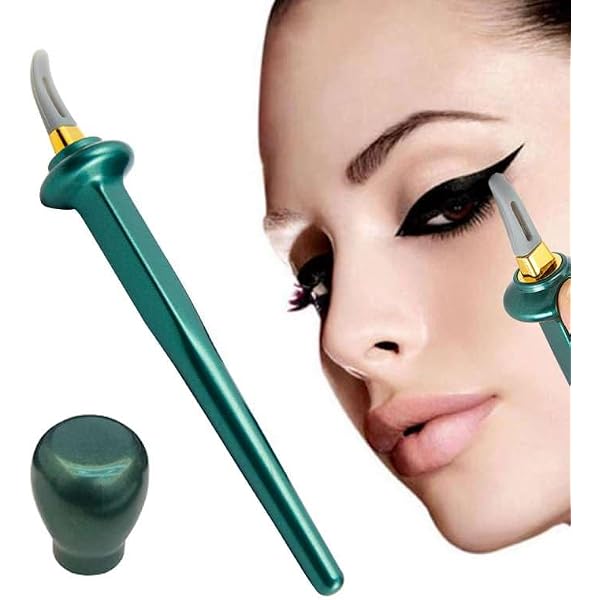 WFEWE Silikon-Eyeliner-Pinsel – 2 Stück, Wiederverwendbar, Wasserdicht, Perfekt Für Anfänger Mit Unsicherer Hand