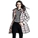 Produktbild LIKECAR Damen Leicht Kapuzenjacke Mäntel Steppjacke Mittellanges Fell winter jacke mit Kapuze und Gürtel