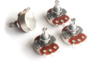 Guitar Anatomy Alpha Guitar Pots – Full Size Potentiometer Vol/Tone 250k 500k A or B Linear/logarithmic