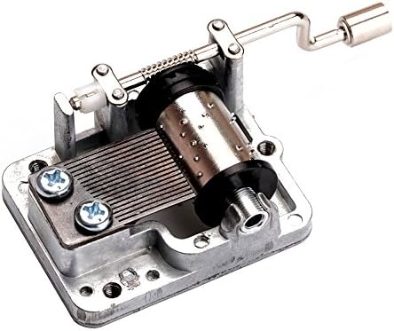 Music Box Movement 18 Note Hand Cranked Musical Mechanism for DIY