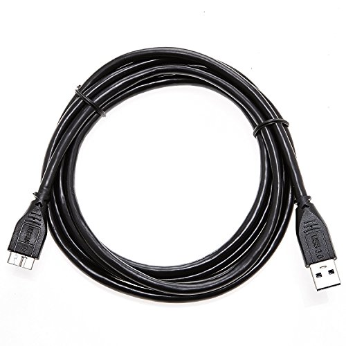 GizzmoHeaven 3M USB 3.0 Micro Kabel SuperSpeed Verbindungskabel A Stecker auf Micro B Ladekabel Datenkabel für Samsung Galaxy S5, Galaxy Note 3, Galaxy Note Pro 12.2, Nokia Lumia 2520, Externe Festplatte, Western Digital WD, Toshiba, Seagate, Transcend – 3 Meter - 4