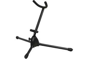 Montreux support pour saxophone alto/ténor - Conception compacte, légère et portable avec base en caoutchouc sécurisée