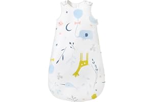 Mosebears Śpiwór zimowy dla niemowląt, 2,5 Tog, 100% bawełny, różne rozmiary od urodzenia do 18 miesięcy, całoroczny