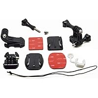 Action Pro Bag of mounts for Go Pro Hero SJCAM Yi Eken Cameras