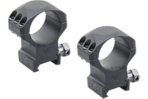 ‎VECTOR OPTICS Vector Optics X-Accu 30 mm 6 Schrauben Heavy Duty Weaver/Picatinny Zielfernrohr Mount Ringe Mittel