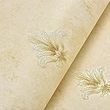 QWE-XRKZ Vintage Vliestapete Seiko 3D Kleine Ou Blume Tapete Wohnzimmer Schlafzimmer Hotel Dunkelgrün 0,53 Mt X 10 Mt = 5,3 Quadratmeter (57 Quadratmeter),8809-1-0.53M*10M