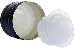 EffeDecor - Tappi a Vite Prefilettati Verde con Salvagoccia Anti Rabbocco per Bottiglie Olio Ø31,5 mm (Set da 20 Pezzi)