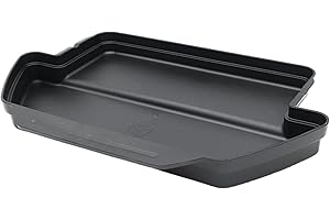 NaschLager Auffangschale kompatibel mit Tefal OptiGrill GC705D GC702D GC718D GC714D GC730D – Ersatzteil TS-01039270 – Tropfschale aus Kunststoff – schwarz – spülmaschinengeeignet