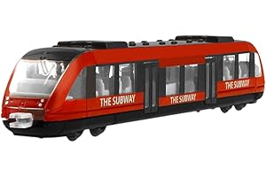 NyaSaa Train Model Toy Children Educational Toys Train Toys for Kids, Toddlers,Simulation Alloy Train High-Speed Rail Car Model (Red)