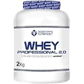 Scientiffic Nutrition - Whey Professional 2.0 Whey Protein Powder, 100% Pure to Increase Muscle Mass, with Digestive Enzymes