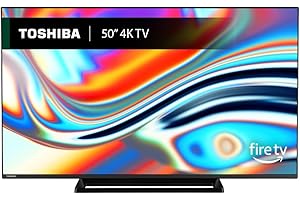 Toshiba UF3F 50 Inch Fire 4K HDR TV, TRU Picture Engine, HDR10, Dolby Vision & Atmos, Sound by Onkyo, DTS Virtual X, Alexa Voice Remote