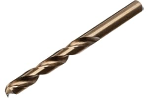 GEFRABO Foret hélicoïdal HSS-E (Cobalt 5 %) - Foret en acier inoxydable - Diamètre : 1 à 25 mm - DIN338 - Tailles : 4,9 mm