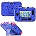 Price comparison product image Gadget Giant ® VTech InnoTab 3S Blue Leather Wallet Folio Case Cover Stand Protector - Cute Fun Kiddy Design