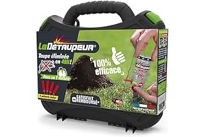 MAISANGE DETAUPEUR | Kit Complet Anti Taupes et Rats Taupiers | Une Puissance suffisante pour éliminer Tous Types de Taupes ou Rats taupiers (VALISETTE)