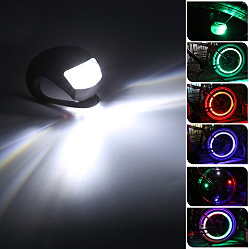 Grenhaven MINI LED Silikonleuchte LED Fahrradbeleuchtung Jogging licht Mobile LED-Lampe Silikongehäuse Fahrradzubehör Wanderung, Kinderwagenbeleuchtung - 6