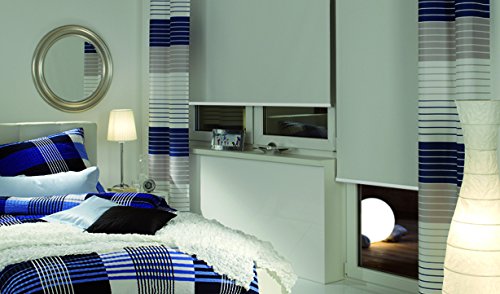 Gardinia 6924142180 Seitenzug-Rollo Thermo Energiesparend mit Energiespareffekt, abdunkelnd, 142 x 180 cm, marineblau - 5