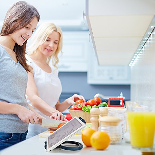Coolplay Tablet-Ständer – 360° rotierende leichte tragbare Halterung für Tablets 7-10 Zoll iPad, Kindle, E-Reader, Smartphones und mehr (Schwarz) - 2