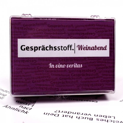 Kylskapspoesi AB 41007 - Gesprächsstoff: Weinabend