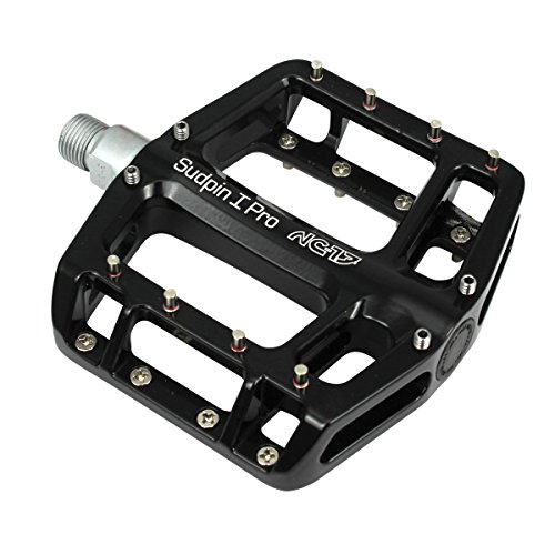 NC-17 Sudpin I Pro Aluminium Plattform Pedale / Fahrrad Pedale MTB / Mountainbike Pedal / BMX Pedal / Kugellager + Cr-Mo Achse / inklusiv Ersatzpins, verschiedene Farben - 5