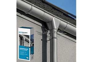 DIYexpert® Marder-Schutz für Fallrohre bis zu Ø 100mm aus Edelstahl - individuell anpassbare Marderabwehr