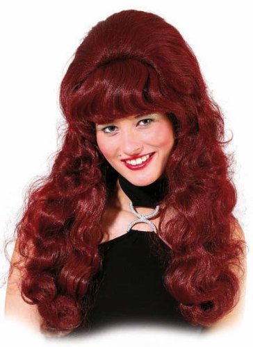 Preisvergleich Produktbild PARTY DISCOUNT Perücke Milva, burgund