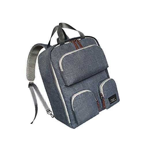 Preisvergleich Produktbild Große Windel Wickelrucksack Reise-Große Kapazität Wickeltasche Rucksack Multifunktions Stilvolle Für Mama Papa Outdoor Isolierte Taschen,Blue-XXXL