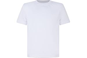 ATHLETIC SPORTSWEAR Camisetas de fútbol para niños, gimnasio, niñas, escuela, P.E, deportes, fitness, correr, camiseta