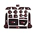 Produktbild Minzhi Für Kia Sportage KX5 16-18 Anti-Blockier-System Tür Groove Tor Slot-Auflage-Matte Kit Car Anti-Rutsch-Cup Mats Auto Dekoration