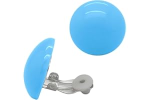 SoulCats 1 Paio di Orecchini a Clip in plastica in Molti Colori e Sfumature Pastello