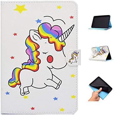 Case for New Kindle Paperwhite, GSWAY Thinnest and Lightest Folding Stand PU Leather + TPU Inner Frame Smart Shell Cover with Auto Sleep / Wake for Amazon Kindle Paperwhite (Fits All 2012, 2013, 2015 and 2016 Versions) - Unicorn