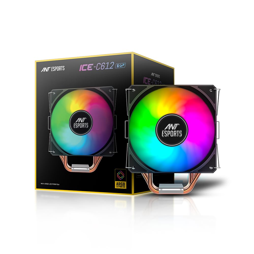 Ant Esports ICE-C612 V2 ARGB CPU Cooler Review: Best Cooling Solution for Intel and AMD CPUs