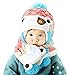 Produktbild cosanter Mütze Schal Set Baby Winter stricken Pink Wolle Kappe für Kleinkinder 0–3 Jahre alt Kinder