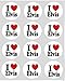 Produktbild 12 Ich Liebe Elvis design reispapier fee / becher kuchen 40mm cake topper vorschnitt deko