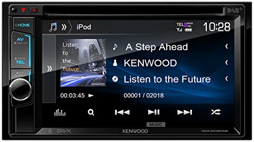 Kenwood DDX4018DAB 15,7 cm Doppel-DIN-VGA-Monitor mit Bluetooth-Modul und Digitalradio schwarz