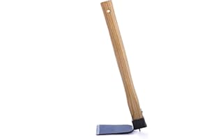 LJXQUISITE Garden Hoe and Rake Tool for Weeding, Planting, Soil Smoothing and Loosening (E)
