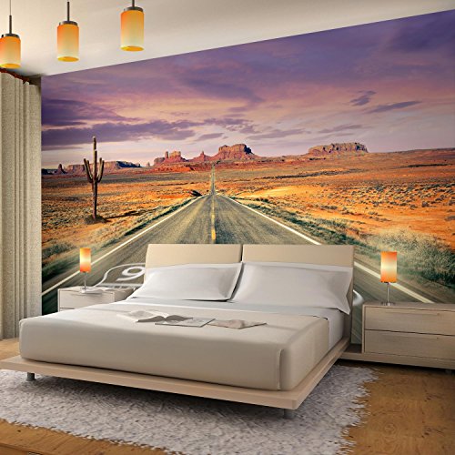Fototapete Route 66 308 x 220 cm – Vliestapete – Wandtapete – Vlies Phototapete – Wand – Wandbilder XXL – !!! 100% MADE IN GERMANY !!! Runa Tapete 9046010a - 3