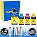 Produktbild (S) Kit Small-4 superInk Tintenset (dye) für alle Canon-Drucker 1x250ml SCHWARZ + 3x100ml (Cyan + Magenta + GELB) + 4 Satz Zubehör (1 Paar Handschuhe + 1 Spritze 10ml + Nadel + Kappe)