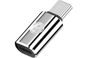 AZUXREZA USB C to Lightning Adapter,USB C Male to Lightning Female Adapter for Samsung Galaxy,Dell, XPS, LG,Google Pixel,Laptop, Monitor and Other Type C Devices,Support Data Transmission