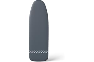 Laurastar Housse Universalcover Gris, Design original Laurastar, Housse Universelle pour Table à Repasser, 131cm x 55cm, 100% Coton. Clip de Serrage, Montage Rapide, Lavable en Machine