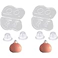 CareforYou 2Pair Nipple Corrector for Flat Inverted Nipples Silicone with Clear Case