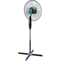BAKAJI Ventilatore 3in1 Piantana - Da Tavolo, Parete O Terra - 3 Velocità, Oscillazione - 70W, Pale 45cm - Foto 9