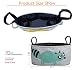 Baby Strollers Organizer Stroller Accessories Baby Carriage Pram Cart Bottle Diaper Bag Polyester Newborn Nappy Bag (Whale)