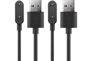 TUSITA Charger Cable Compatible with Huawei 4X 4Pro, Band 6 Pro 7 8 9, Huawei Watch Fit 1 2 Mini New,Honor Band 6 7 9 Watch ES, Samsung Galaxy Fit 3-2 Pack, 1M