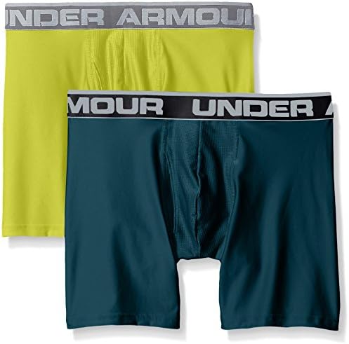 Under Armour Men's O Series 6-inch Boxer Jock (Pack of 2)-Arden Green,X-Large
