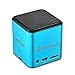 Price comparison product image Betron MC500 Mini Bluetooth Speaker - Portable Rechargeable Travel Wireless Blue - For iPhone iPad iPod Samsung