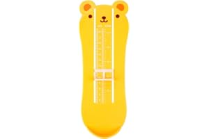 GLADFRESIT Foot Measurer, Bear Shape Foot Measuring Device for Infants, Children, Foot Length Measuring Instrument
