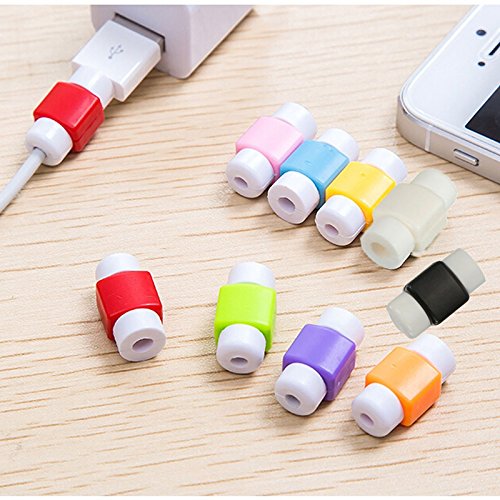 Memore Lightning Charger Cable Saver Protector for Apple iPhone Laptop Macbook Charge Cable Saver and Fixer Charge Cable Saver and Fixer. (10 Pieces) RS.179 (64.00% Off) - Amazon